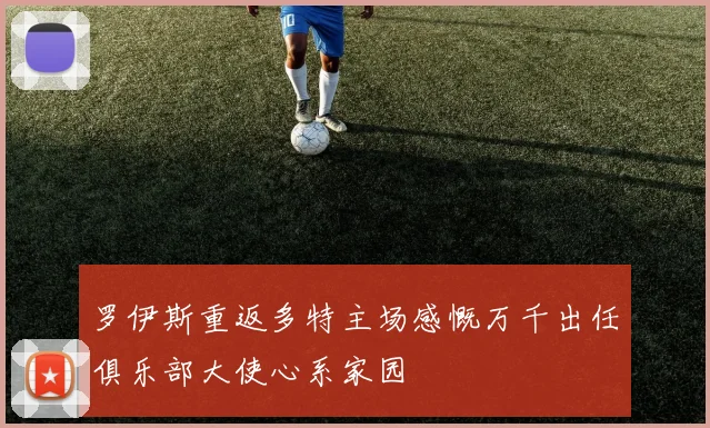 罗伊斯重返多特主场感慨万千出任俱乐部大使心系家园